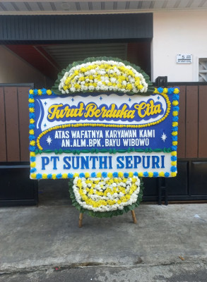 Papan Bunga Duka di Mojosongo